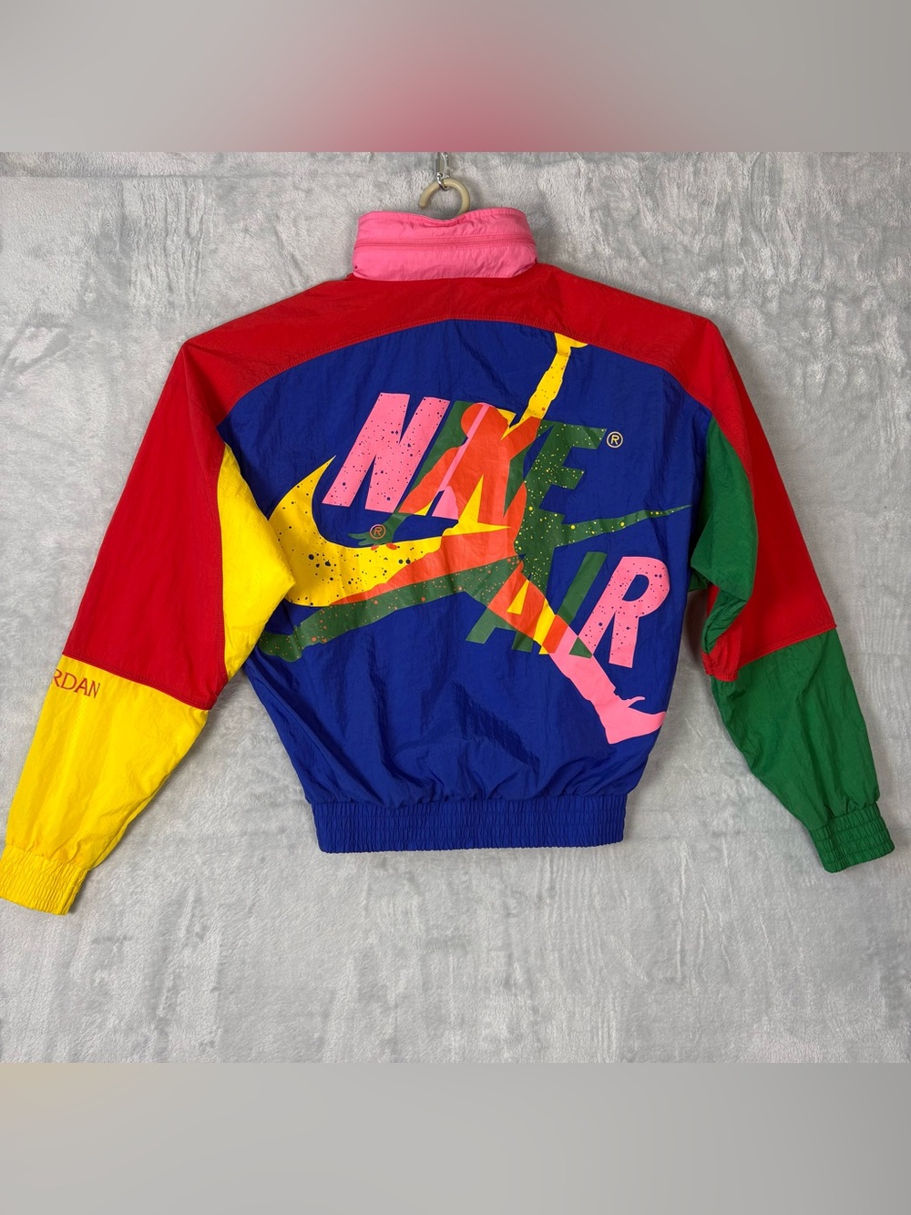 Nike Jordan Jumpman Classics Multicolored Jacket CV7418-891 Men's Size XSmall